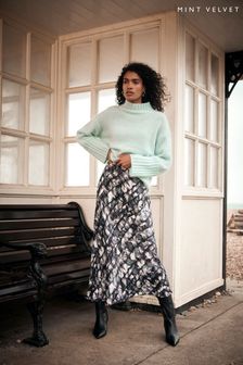 Mint velvet a line midi skirt store
