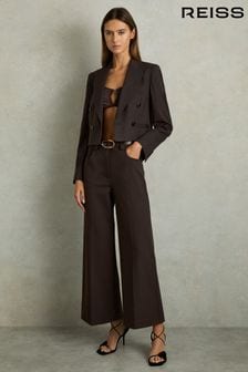 Reiss Myrtle Twill Culotte Trousers (AW0559) | €193