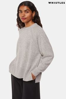 Whistles Petite Ultimate Cashmere Crew Neck Jumper (AW0664) | 304 €