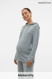 Mamalicious Grey Maternity Soft Hoodie (AW1926) | $62