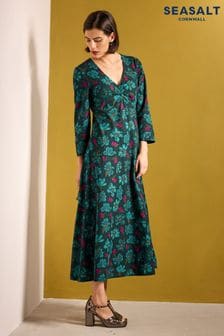 Seasalt Cornwall Blue 100% Cotton Willow Blossom Dress (AW2945) | 530 zł