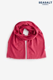 Seasalt Cornwall Pink Vitality Organic Cotton Blend Scarf (AW2963) | kr630