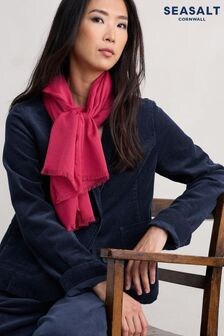 Seasalt Cornwall Pink Vitality Organic Cotton Blend Scarf (AW2963) | $51