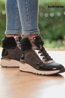 Grey trainer boots shop