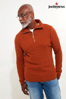 Joe Browns Orange Knitted Long Sleeve Funnel Jumpers Next Luxembourg
