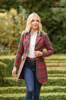 Next red check coat new arrivals