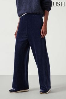 Hush Blue Layton Slouchy Cord Joggers (AW4493) | $137