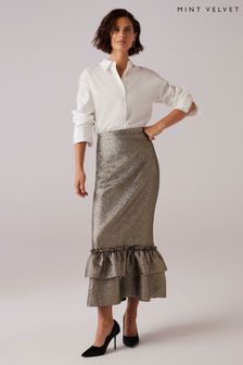 Mint velvet grey pencil skirt shop