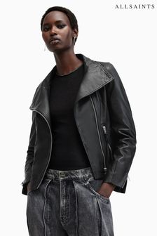 AllSaints Black Ellis Biker Jackets (AW5690) | $715