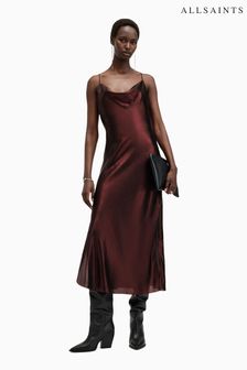 AllSaints Red Hadley Dress (AW5706) | €213