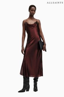 AllSaints Red Hadley Dress (AW5706) | $238