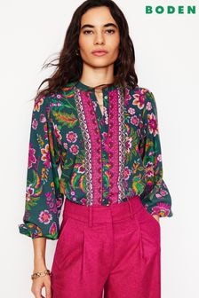 Boden Green Theodora Blouse (AW6032) | $206