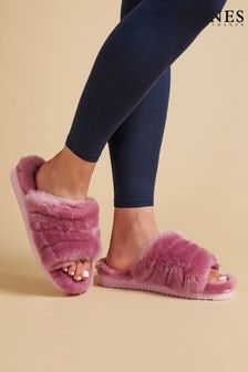 Jones Bootmaker Falonda Faux Fur Slippers (AW7241) | $84