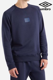 Umbro Blue Small Logo Sweat Top (AW7348) | kr740