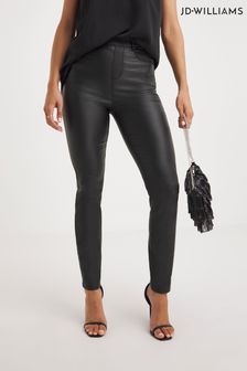 JD Williams Black Coated Bella Slim Leg Jeggings (AW8396) | €43