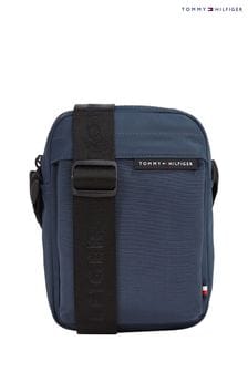 Tommy Hilfiger Blue Repreve Mini Reporter Bag (AW8500) | $146