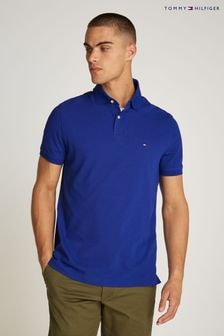 Tommy Hilfiger Blue Regular Fit Stretch 1985 Cotton Polo Shirt (AW8550) | $129