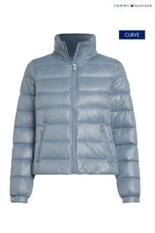 Tommy Hilfiger Blue Curve Down Feminine Gloss Jacket (AW8583) | $308