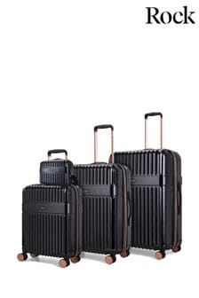 黑色 - Rock Luggage Selene Black 4pc Suitcases Set (AW9474) | NT$13,530