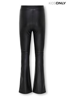 Flared Coated Trousers (AW9592) | $38