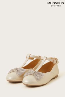 Girls Wide Fit Shoes T Bar Loafers Next Oman