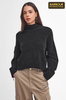 Barbour® International Milla Knit 100% Cotton Black Jumper (AY1654) | ‏638 ر.س‏