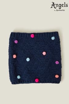 Blau - Angels By Accessorize Girls Pom Pom Knit Snood (AY2112) | 20 €