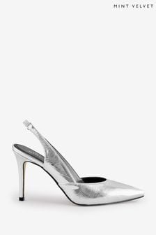 Mint velvet silver shoes sale