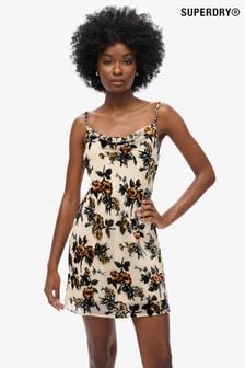 Mini cowl neck dress top