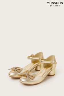 Girls Monsoon Gold Occasionwear Footwear Next Oman