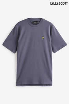 Lyle & Scott Dark Blue Relaxed Fit Crew Neck T-Shirt (B00188) | $69