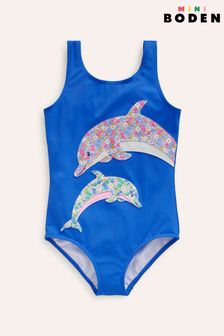 Boden Blue Fun Appliqué Swimsuit (B00442) | CA$66 - CA$77