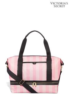 Victoria's Secret Iconic Stripe Pink The VS Getaway Weekender Bag (B00637) | €125