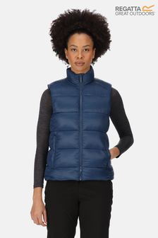 Regatta Blue Womens Yewbank Reversible Padded Gilet (B00643) | 277 QAR