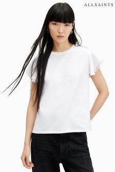 AllSaints White Isabel T-Shirt (B00900) | 370 zł