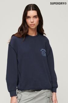 Superdry Blue Essential Sweatshirt (B00916) | OMR18