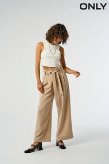Only Wide Leg Tie Front Trousers (B00983) | 17 ر.ع