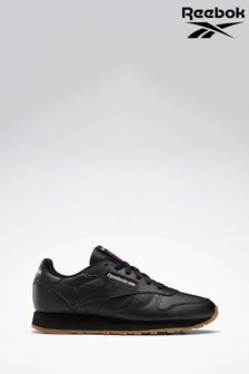 Reebok Classic Leather Black Trainers (B00998) | Kč2,380
