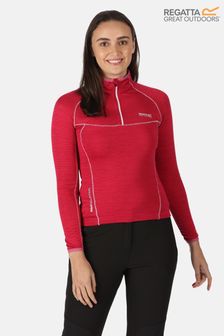 Regatta Pink Womens Yonder Half Zip Fleece (B01114) | €33