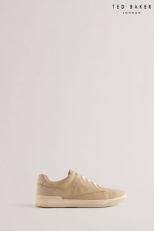 Ted Baker Natural Brentfd Leather Suede Cupsole Shoes (B01470) | $220
