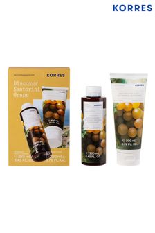 Korres Santorini Grape Shower Gel 250ml + Body Milk 200ml (B01677) | €27