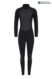Mountain Warehouse Black Womens Full Length Neoprene Wetsuit (B01808) | LEI 591
