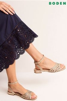 Boden Natural Woven Flat Sandals (B01918) | $197