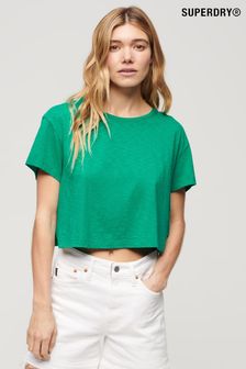 Superdry Green Slouchy Cropped T-Shirt (B01965) | 1,144 UAH