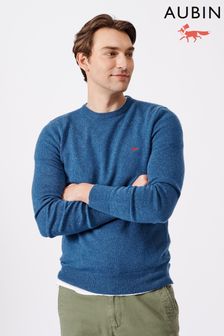 Aubin Blue Westbourne Crew Neck Jumper (B02112) | 500 zł