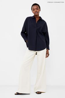 Черный - Рубашка с вышивкой ришелье French Connection Appelona (B02174) | €90