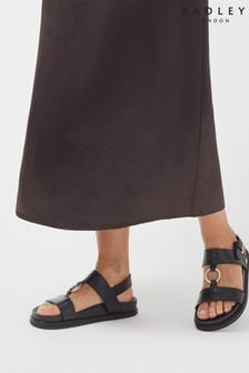 Radley London Bury Walk 2.0 Luxe Footbed Black Sandals (B02478) | €154