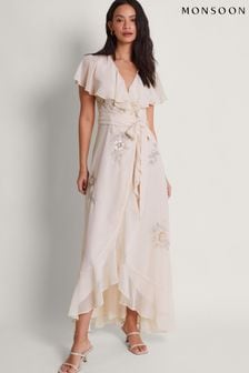 Monsoon Ausha裝飾裹身洋裝 (B02637) | NT$7,000