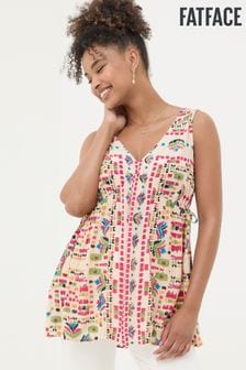 FatFace Natural Charlie Trail Marks Cami (B02784) | AED219