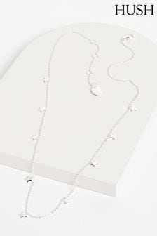 Hush Silver Mini Multi Star Choker Necklace (B02824) | LEI 298